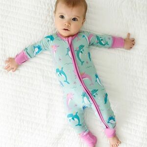 12-18 month Zippy Little Sleepies Dolphin Dance Zippy NIB BST